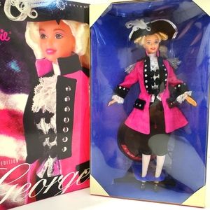 NRFB 1996 George Washington Barbie FAO Swartz Exclusive 2nd in Series Vintage